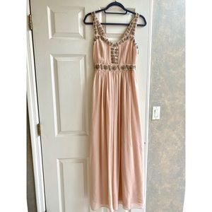 Topshop Light Pink Maxi Gown